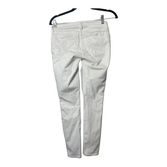 J Crew Maternity Jeans Toothpick Skinny White 24 Ankle Style A1633 - Picture 2 of 5